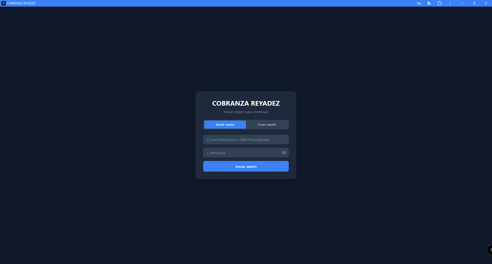 Vista previa de Cobranza Reyadez